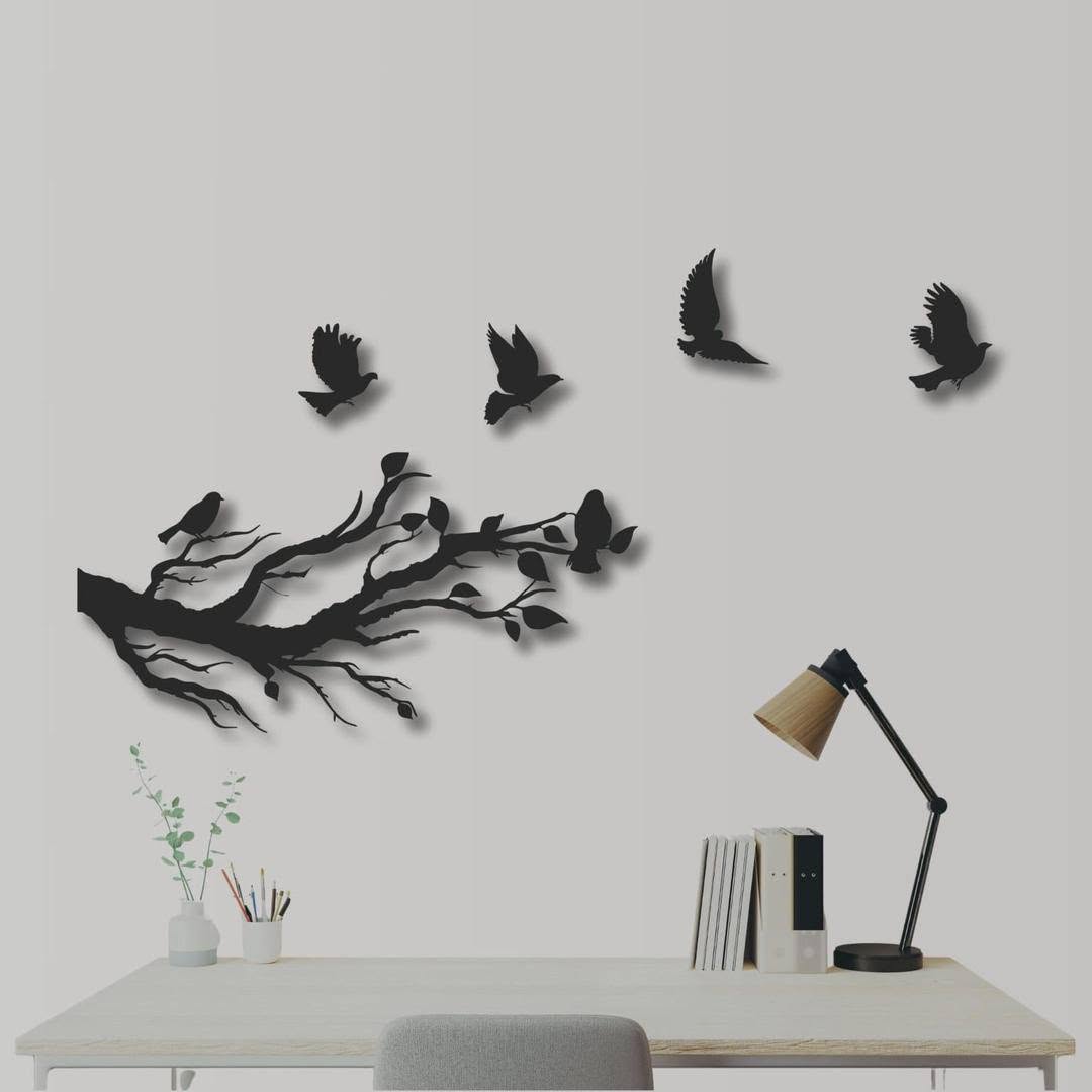 Flying Birds 3D Wall Art