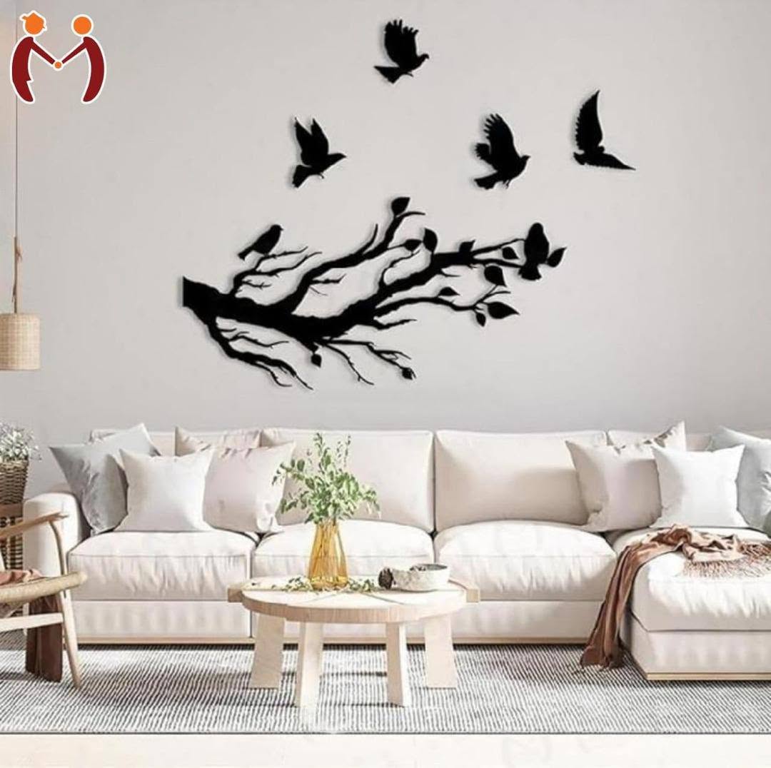 Flying Birds 3D Wall Art