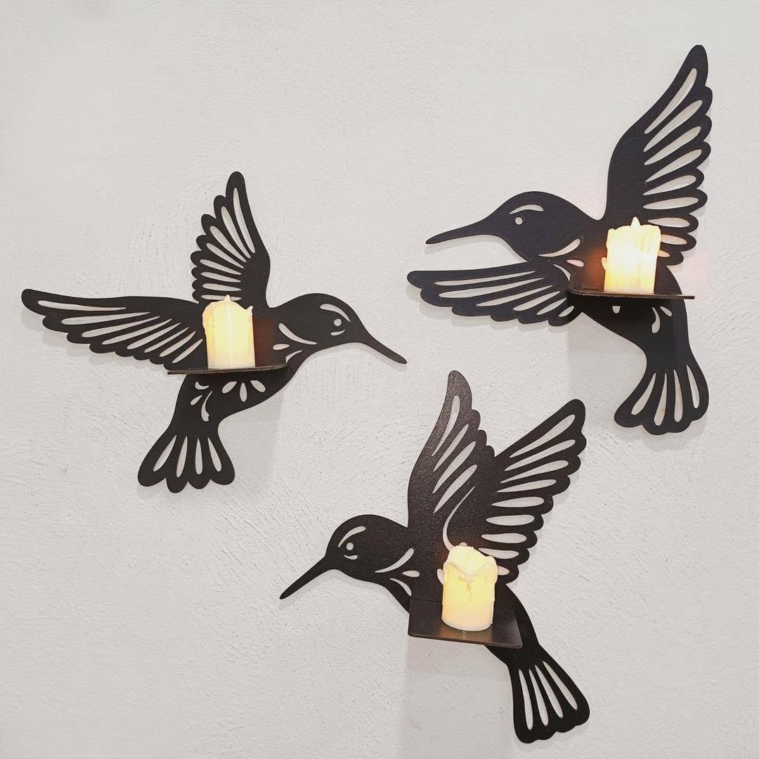 Hummingbird 3D Wall Shelves