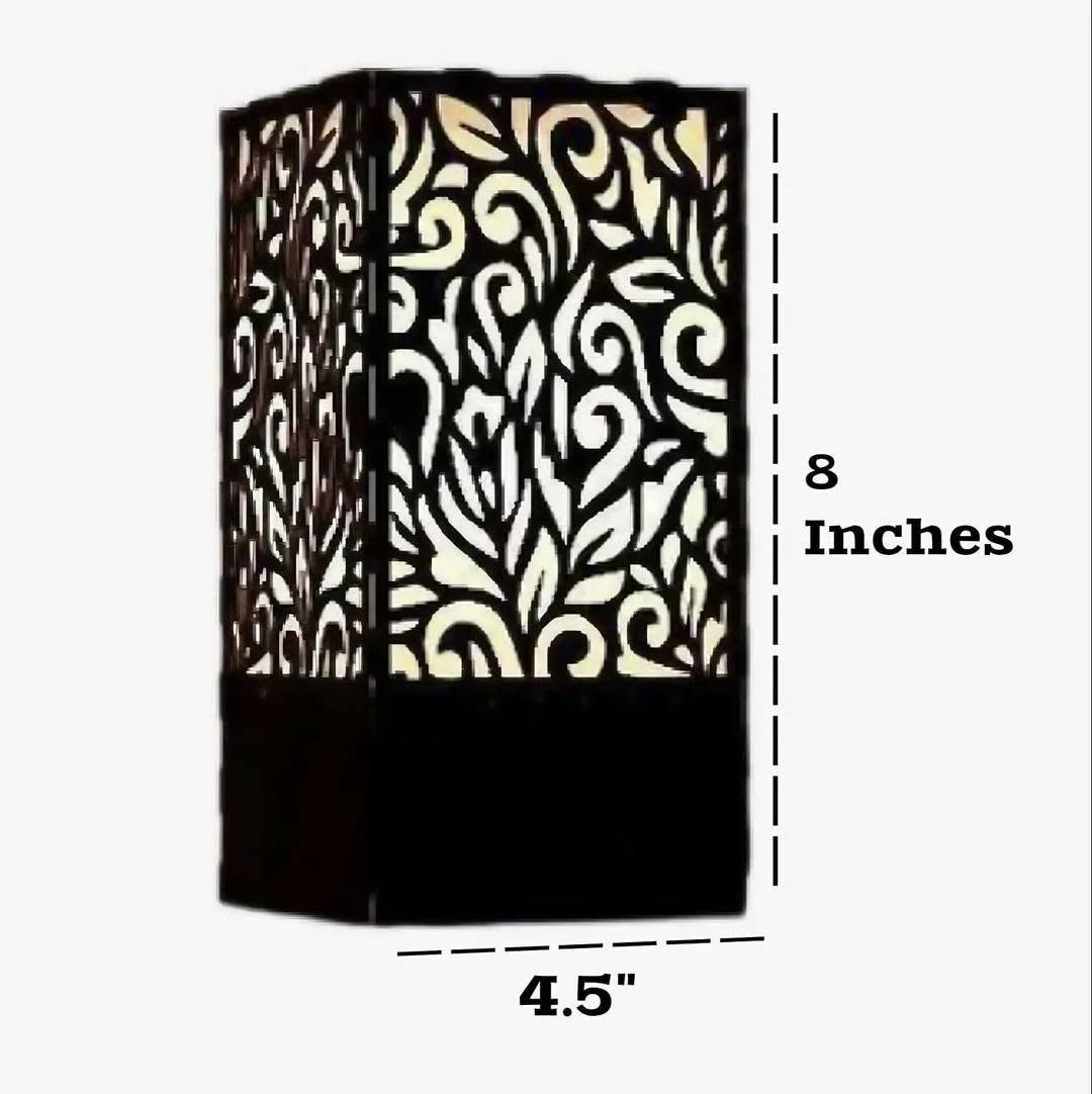 Floral Laser Cut Table Lamp
