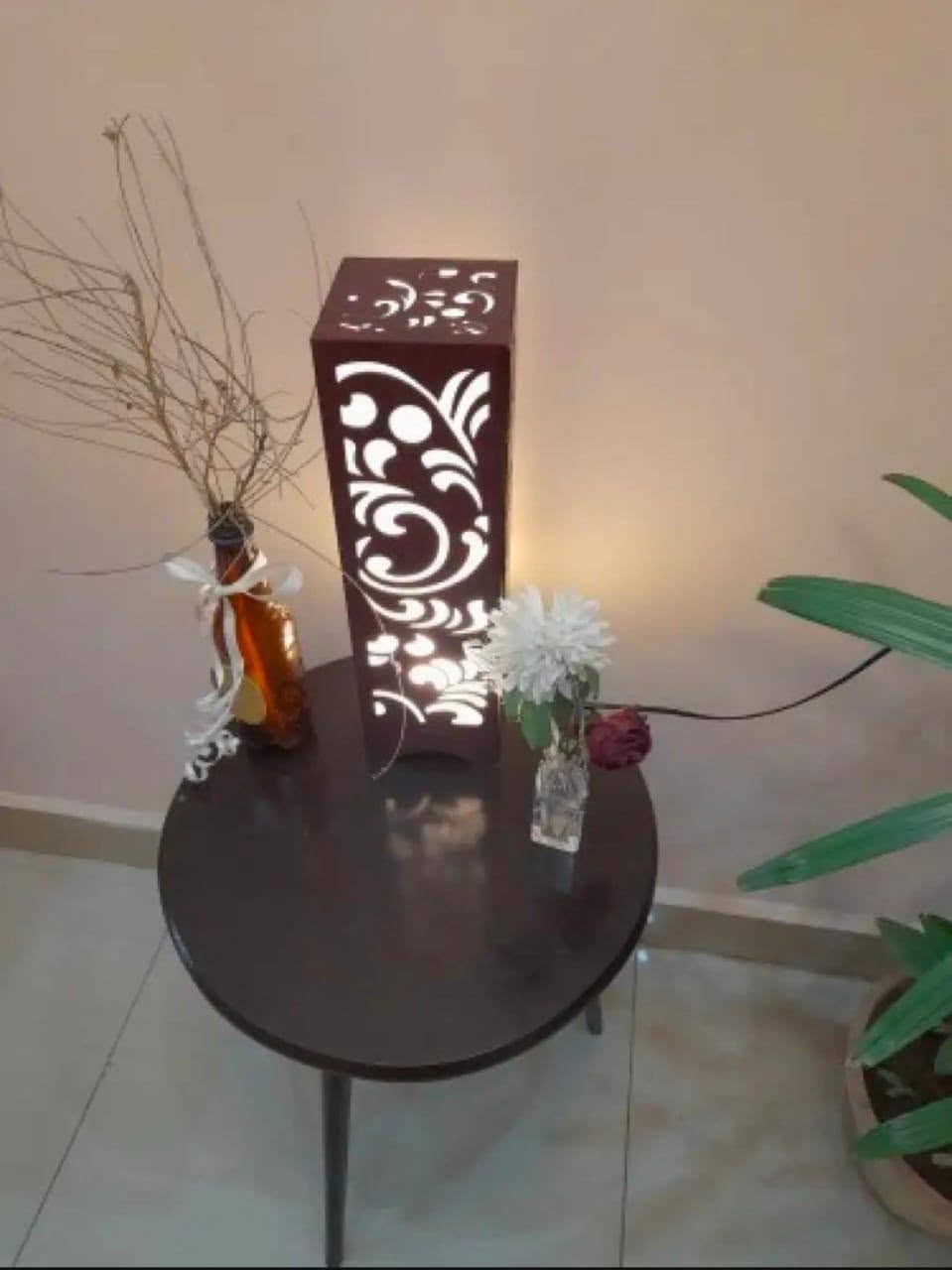 Rechargeable Wooden Table Lamp